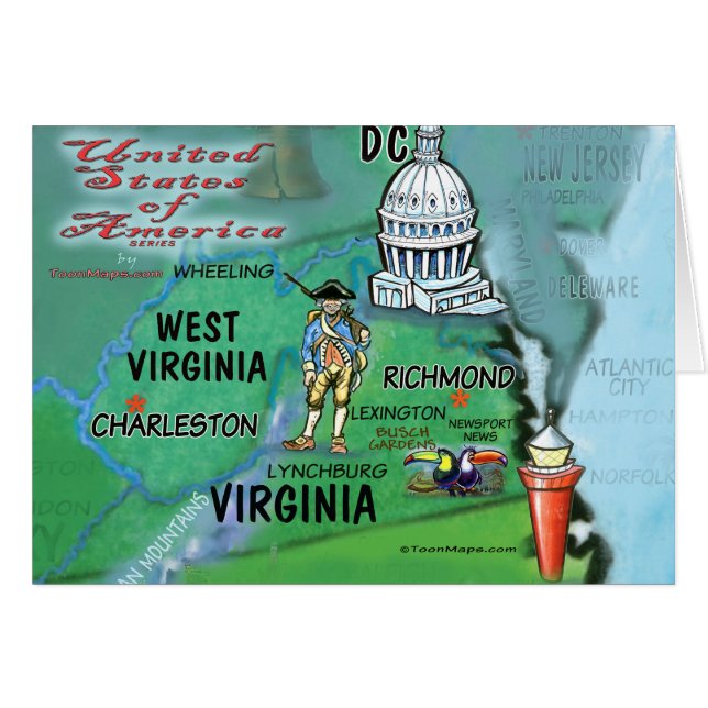 Virginia West Virginia USA (Vorderseite (Horizontal))