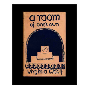 Virginia Woolf Buch Cover A Room of One Poster