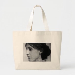 Virginia Woolf "Friede finden" - Zitate von Weishe Jumbo Stoffbeutel