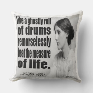 Virginia Woolf Gespenstische Rolle Große Wurfkisse Kissen