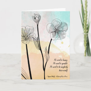 Virginia Woolf Pas besoin de devis rapide carte bl