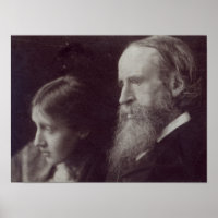 Virginia Woolf und ihr Vater Sir Leslie