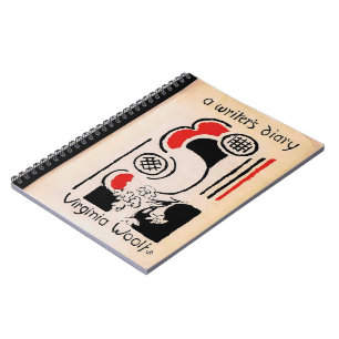 Virginia Woolf Vanessa Bell deckt ein Schriftstell Notizblock