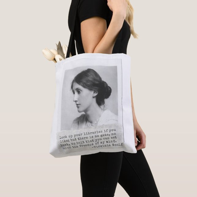 Virginia Woolf Zitat - Ikonen der Frauengeschichte Tasche (Von Nahem)