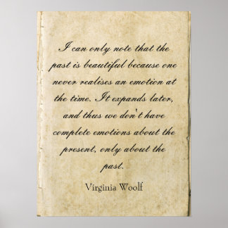 Virginia-Woolf-Zitatposter Poster