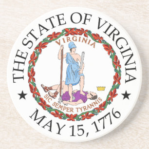 Virginia-Zeichen Getränkeuntersetzer