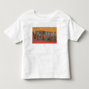 VirginiaLarge Buchstabe ScenesVirginia 3 Kleinkind T-shirt