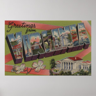 VirginiaLarge Buchstabe ScenesVirginia 5 Poster