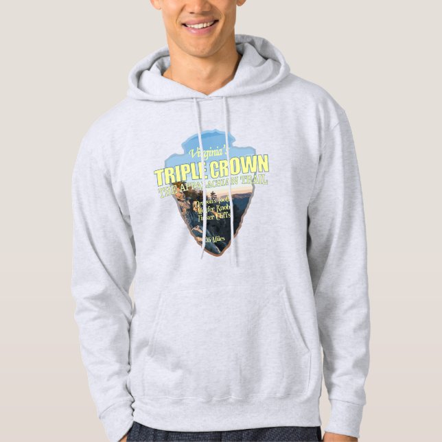 Virginia's Triple Crown (Pfeilspitzen) Hoodie (Vorderseite)