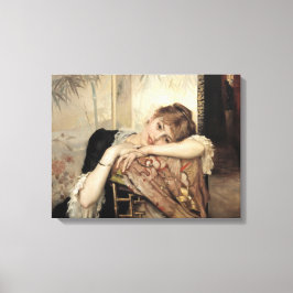 Virginie (Die Pariser Frau) (von Albert Edelfelt) Leinwanddruck