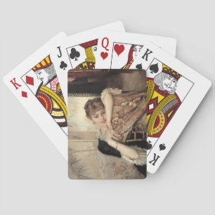 Virginie (Die Pariser Frau) (von Albert Edelfelt) Spielkarten