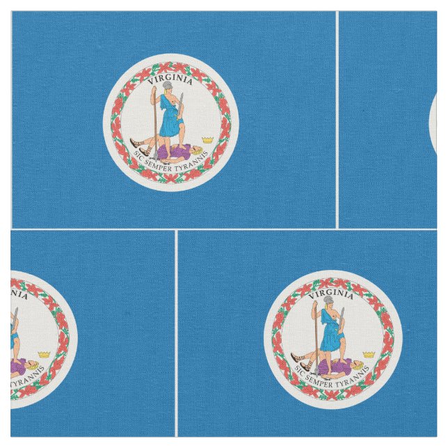 VIRGINIENFlag - Stoff (Nahaufnahme)