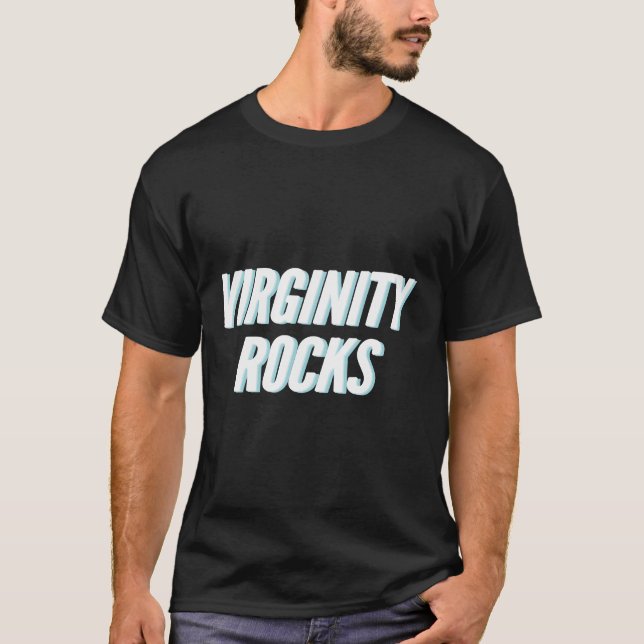 Virginity Mens Rocks Original T-Shirt (Vorderseite)