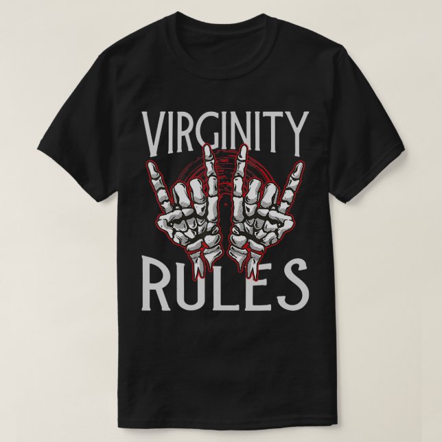 Virginity regt Funny Nerd Summer Camp Jokes T-Shirt (Design vorne)