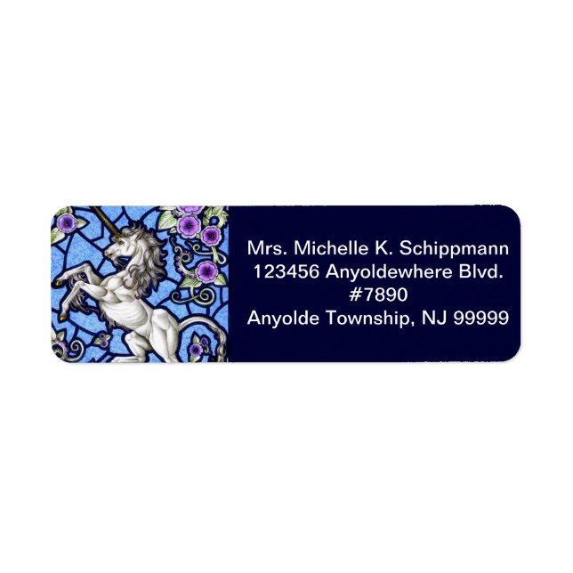 Virginsnowe-Rücksendeadresse (Vorne)