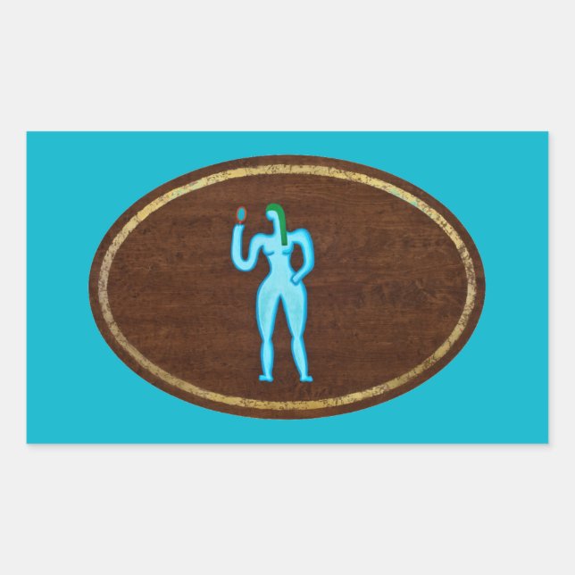 Virgo 2008 rechteckiger aufkleber (Vorderseite)