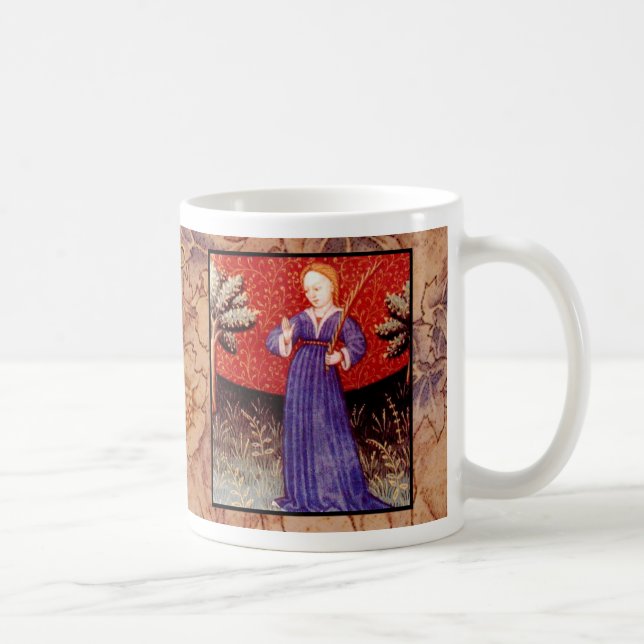 Virgo Ancient Zodiac Sign Astrologie Kaffee Cup/Ta Kaffeetasse (Rechts)