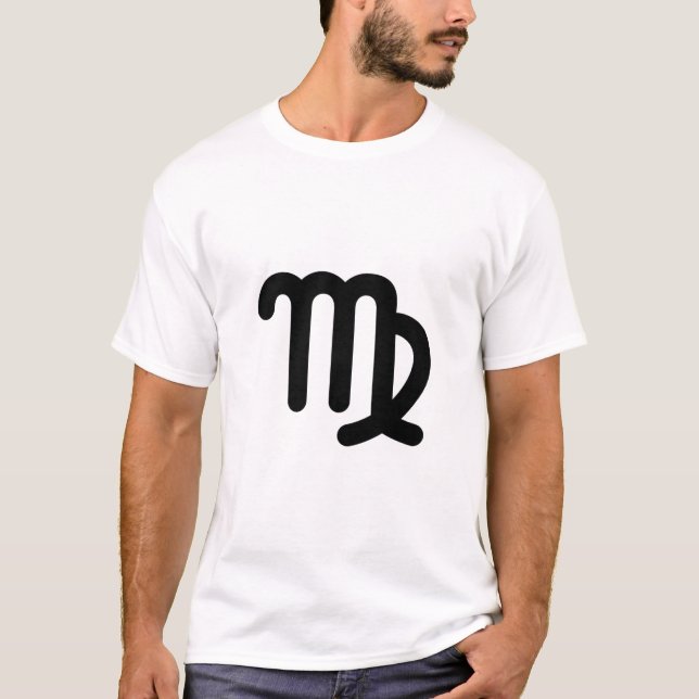 Virgo Astrologisches Symbol Zeichen 3 T-Shirt (Vorderseite)