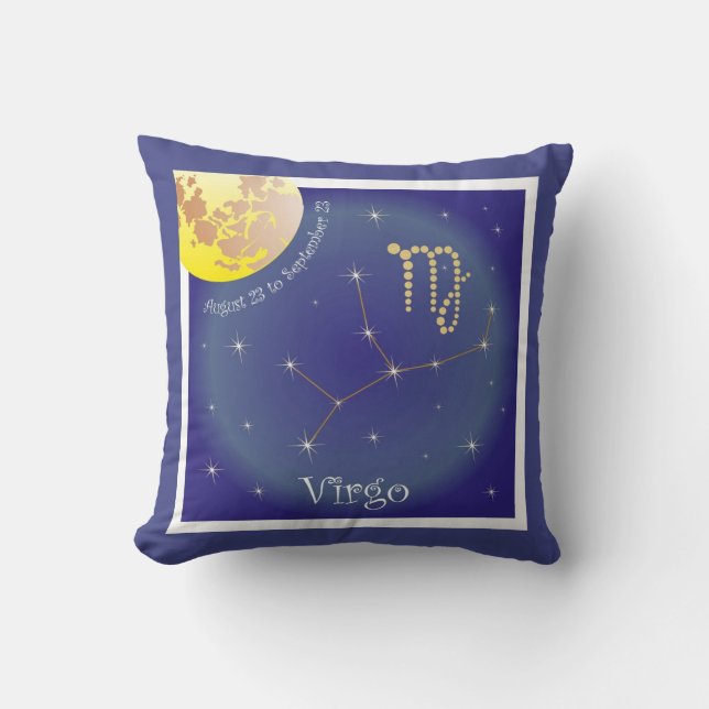 Virgo August 23 to September 23 Kissen (Vorderseite)