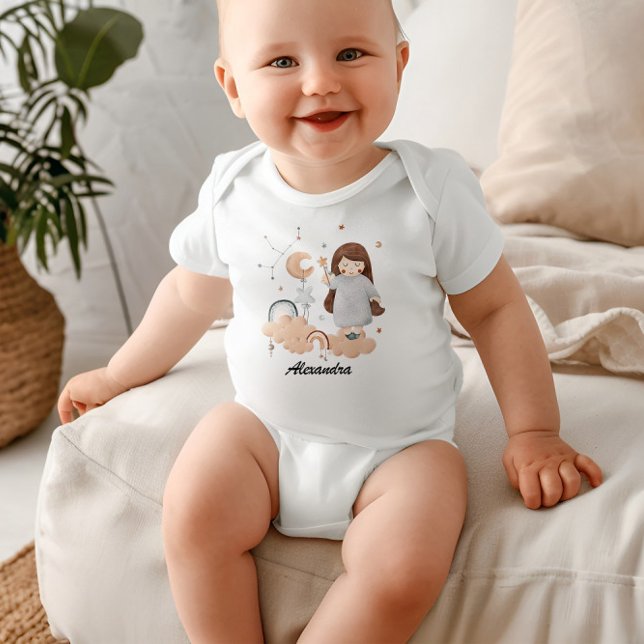 Virgo Baby: Virgo's Pure Celestial Personalisiert Baby Strampler (Von Creator hochgeladen)