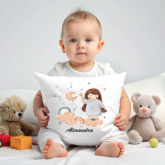 Virgo Baby - Zodiac-Zeichen individualisierbares K Kissen