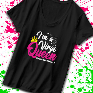 Virgo Birthday Queen Astrologie August September T-Shirt