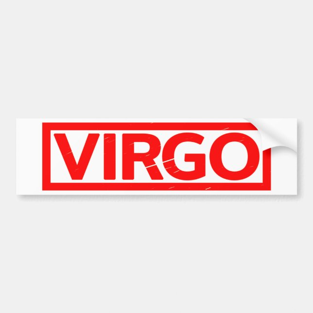 Virgo-Briefmarke Autoaufkleber (Vorne)