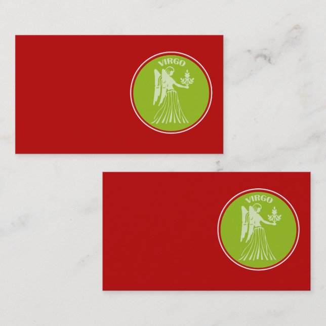 Virgo Business Card Visitenkarte (Vorne/Hinten)