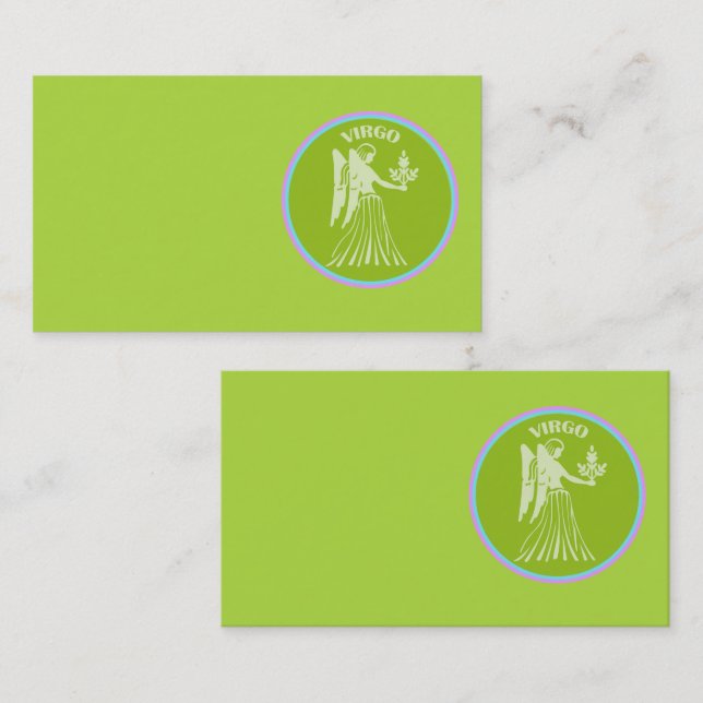 Virgo Business Card Visitenkarte (Vorne/Hinten)