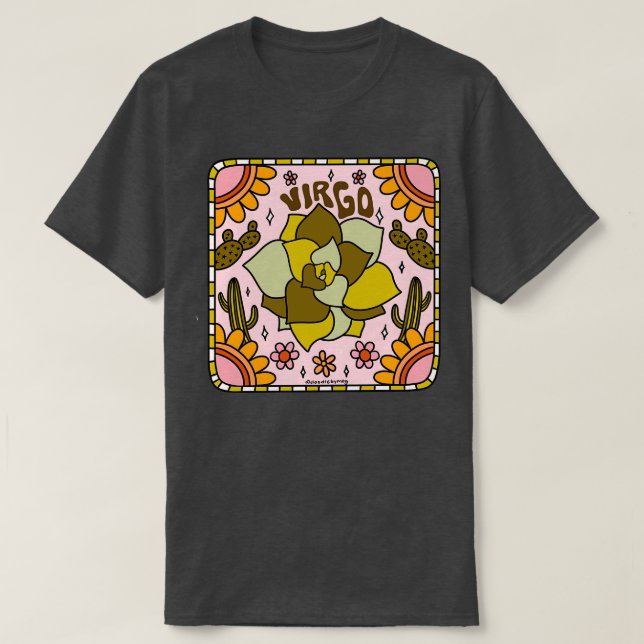 Virgo Cactus T-Shirt (Design vorne)