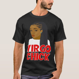 Virgo Chick American Girl with Braids Zodi T-Shirt