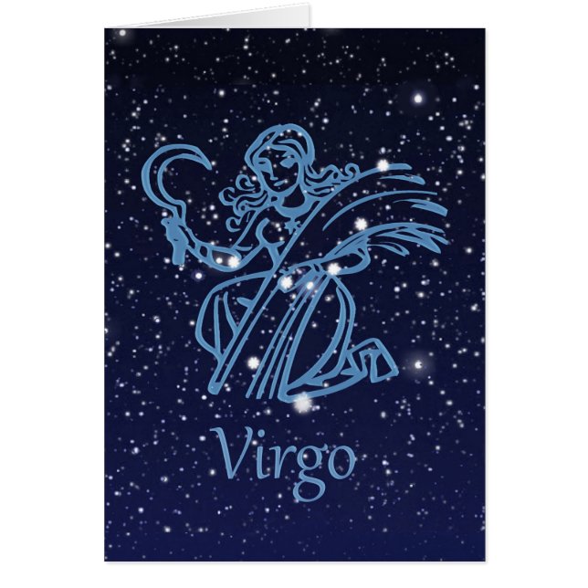 Virgo Constellation and Zodiac Sign with Stars (Vorne)