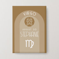 Virgo Custom Birthday Zodiac - Modernes Design