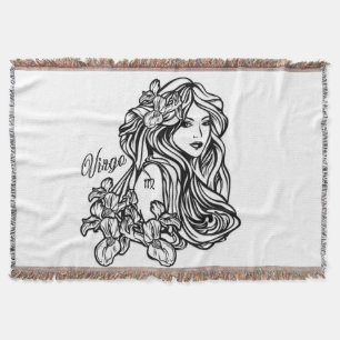 Virgo Die Jungfrau Zodiac Decke