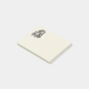 Virgo Die Jungfrau Zodiac Golden Post-it Klebezettel