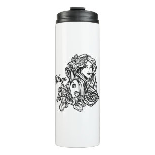 Virgo Die Jungfrau Zodiac Thermosbecher