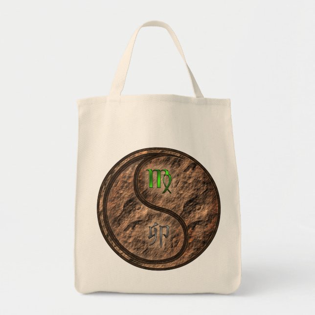 Virgo & Earth Rabbit Tragetasche (Vorne)