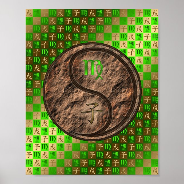 Virgo & Earth Rat Poster (Vorne)