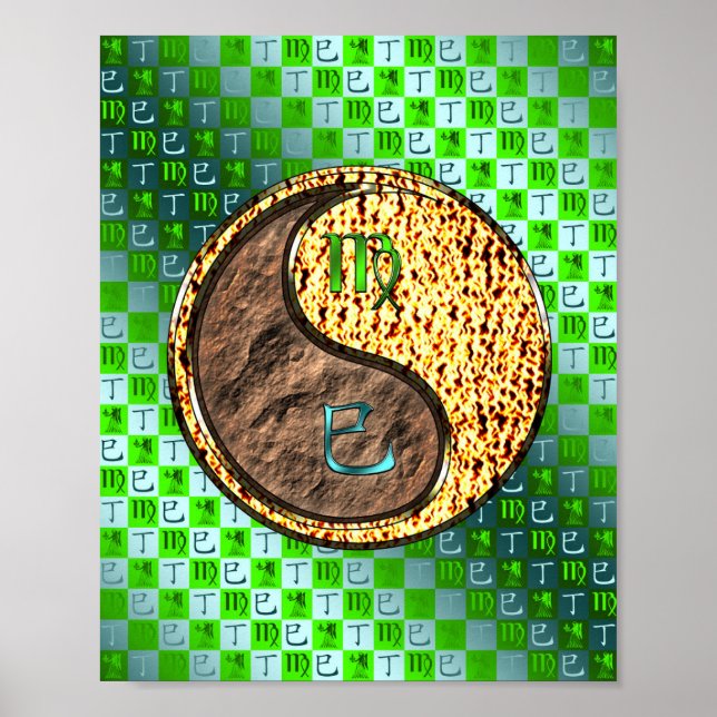 Virgo & Fire Snake Poster (Vorne)