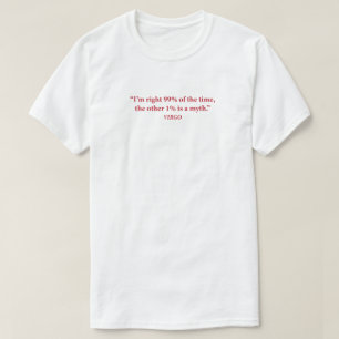 Virgo Fixer Graphic Zodiac T-Shirt