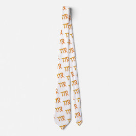 Virgo Gold Zodiac Astrologie-Zeichen Krawatte