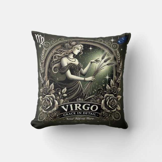 Virgo "Grace in Detail" Kissen (Vorderseite)
