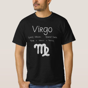 Virgo Horoscope Astrologie Star Signatur Geburtsta T-Shirt