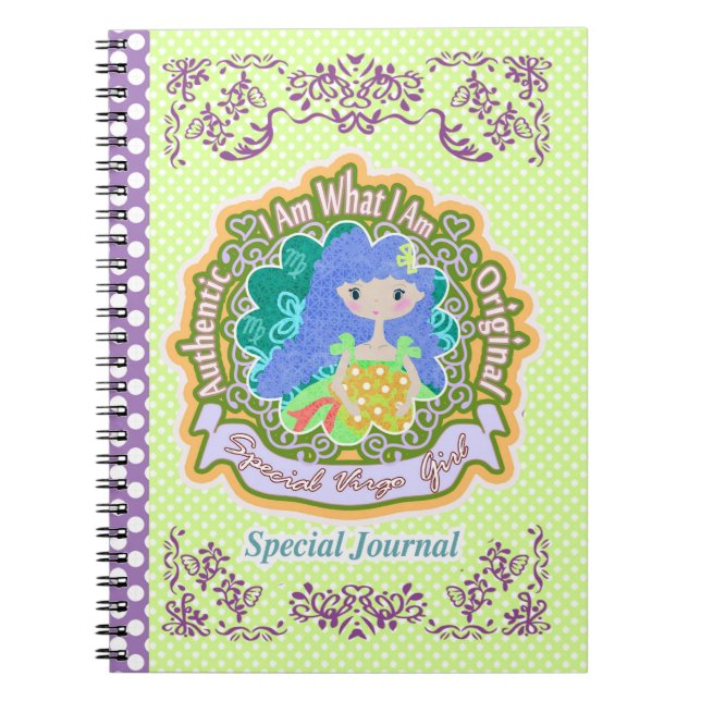 Virgo Horoscope Notizblock (Vorderseite)