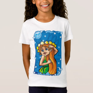Virgo-Jungfrau am Nachthimmel T-Shirt