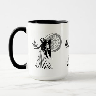 Virgo-Jungfrau im griechischen Stil Tasse