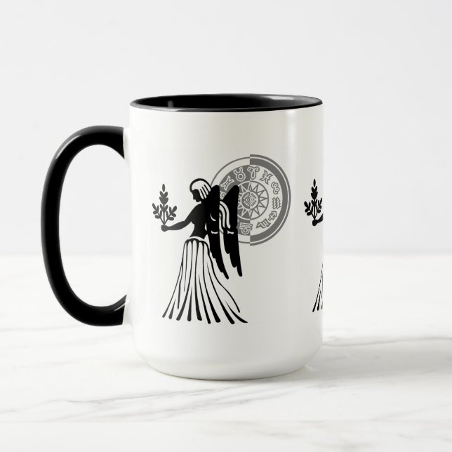 Virgo-Jungfrau im griechischen Stil Tasse (Links)