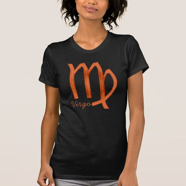 Virgo Ladys Shirt - Black (Vorderseite)