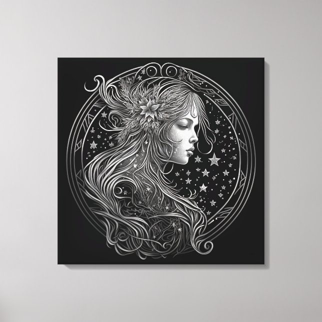 Virgo Leinwand Art (Vorderseite)