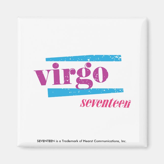 Virgo Lila Magnet (Vorne)